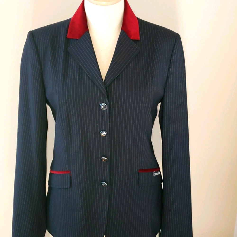 Cavallo striped tailored suite jacket